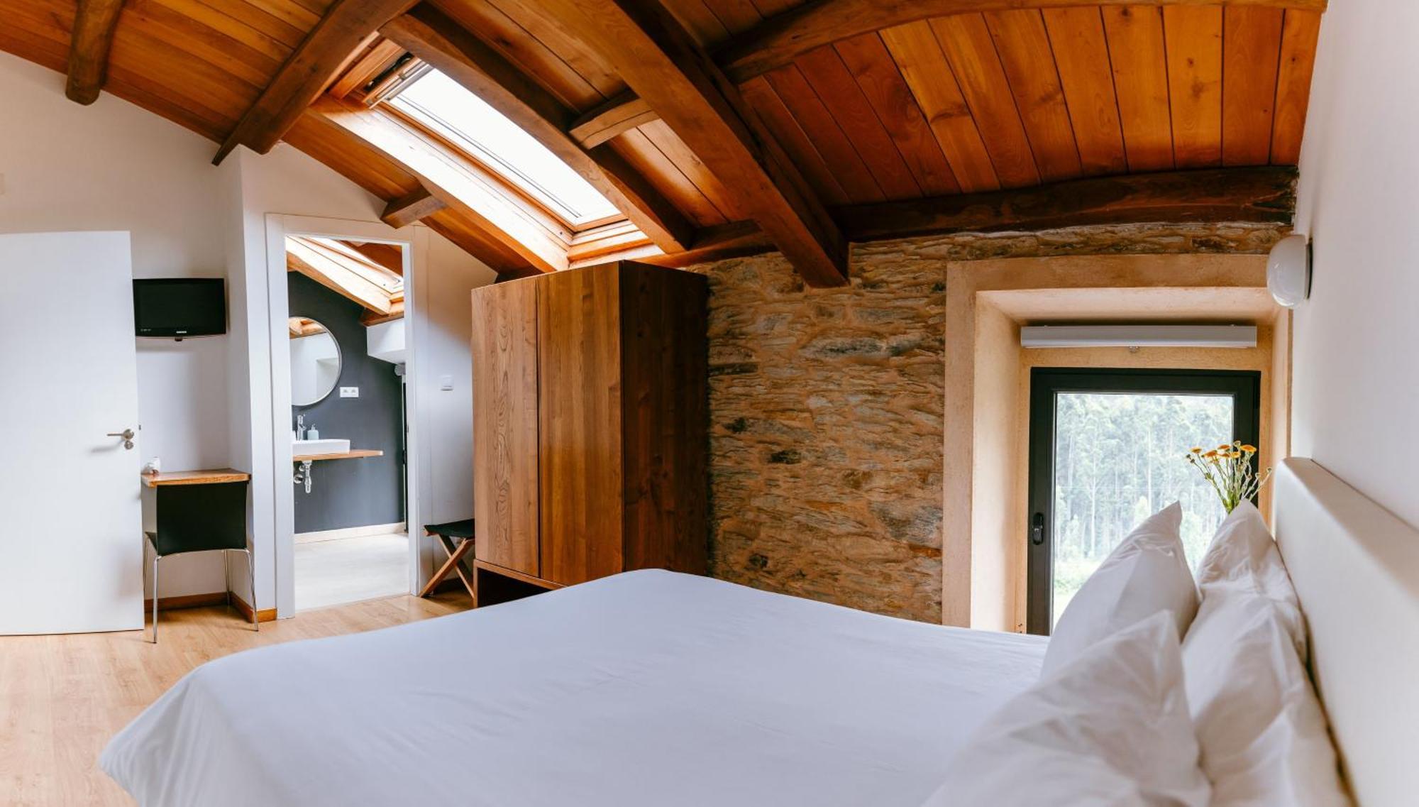 Hotel El Castano Dormilon Santa Marta de Ortigueira Bagian luar foto