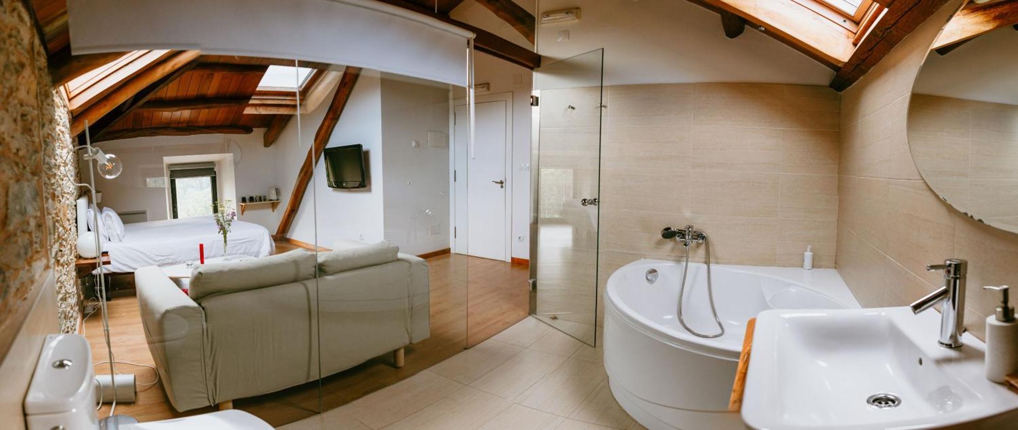 Hotel El Castano Dormilon Santa Marta de Ortigueira Bagian luar foto