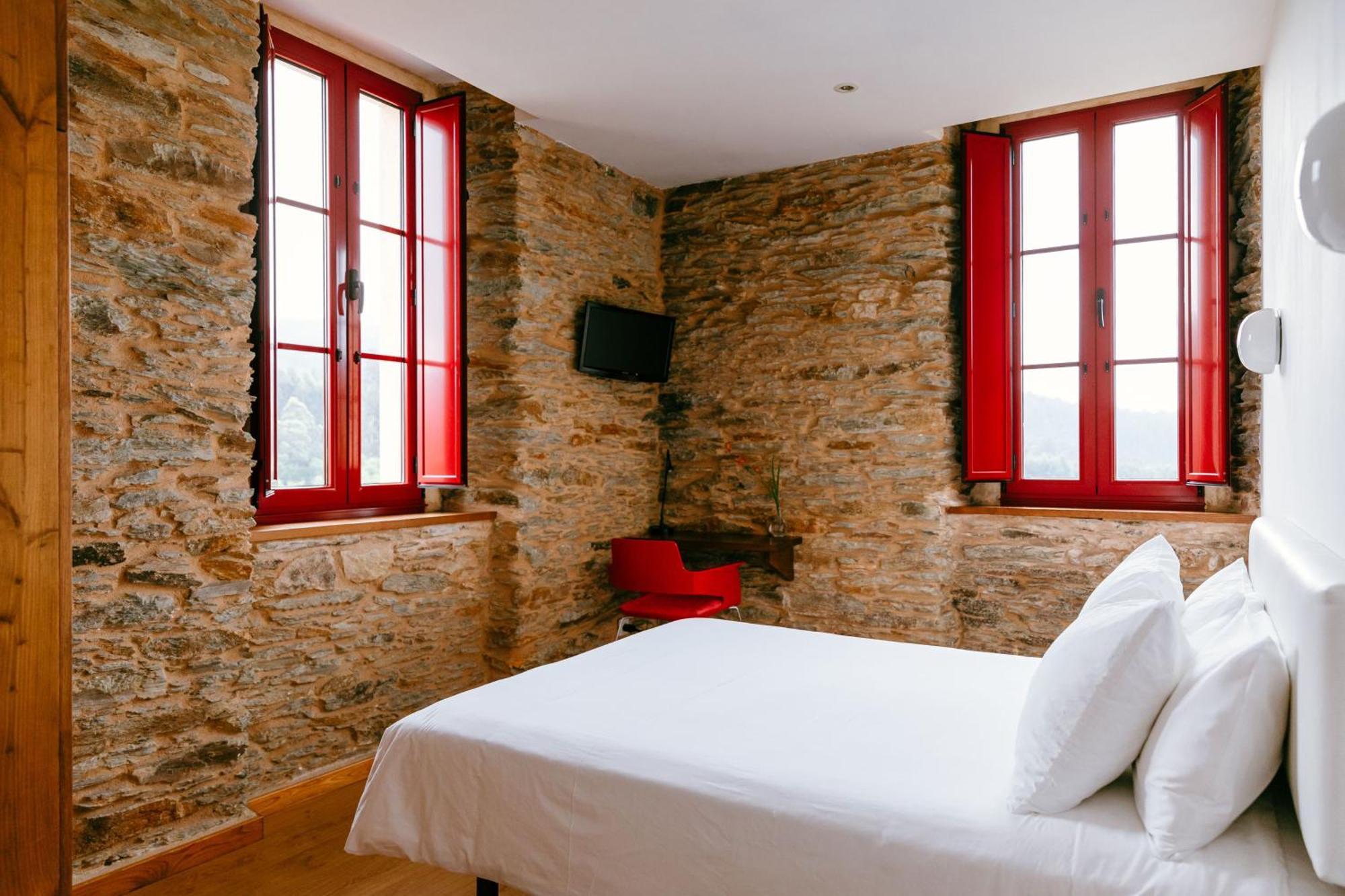 Hotel El Castano Dormilon Santa Marta de Ortigueira Bagian luar foto